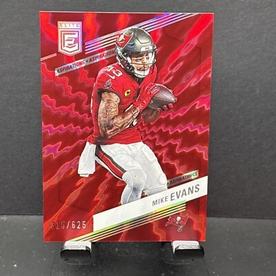 Mike Evans 2023 Donruss Elite Football /625 Red Aspirations Shimmer #76 Bucs - Image 1 of 2