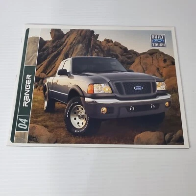 2004 Ford Ranger Pickup Truck Sales Brochure Pamphlet Catalog Book - Image 1 of 4