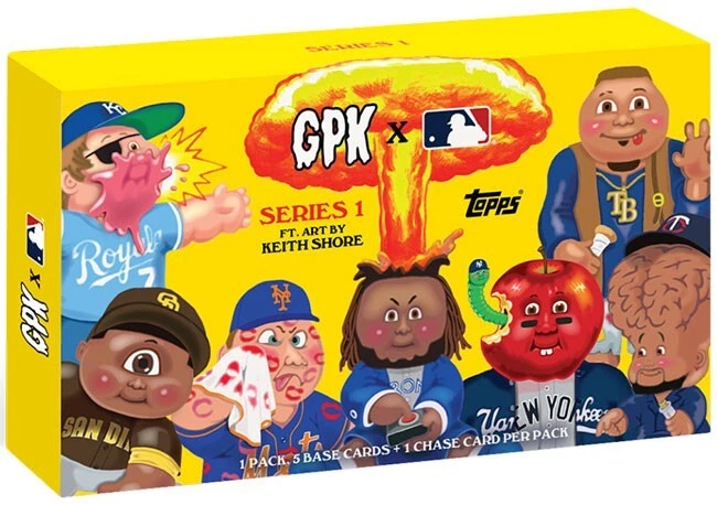 2022 Topps MLB x Garbage Pail Kids Series 1 Keith Shore Baseball Box Sealed Qty - Image 1 of 1