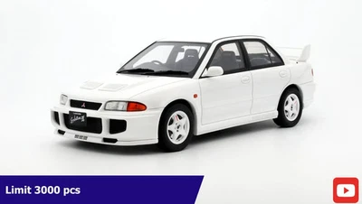 Coche modelo resina escala 1:18 OTTO - 1995 MITSUBISHI LANCER EVO III, BLANCO - OT1065 Foto 1 de 4
