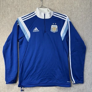 ADIDAS ARGENTINA TRAINING LONG SLEEVE 1/4 ZIP FIFA WORLD CUP 2014 SZ S - Picture 1 of 14