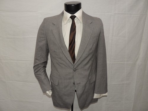 SAINT LAURENT (YSL) Giacca blazer cappotto Yves Saint Laurent vintage anni 80 grigio chiaro 36 slim fit