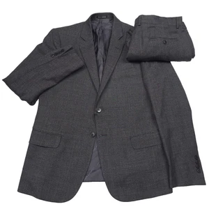 AX Armani Exchange Slim-Fit Gray Pin Dot Wool Suit Mens Size 40S - Picture 1 of 20