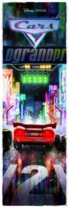 Disney Pixar Cars 2 Movie Poster 2025 Fine Art Print Ben Harman Grand Prix #/100 - Picture 1 of 1