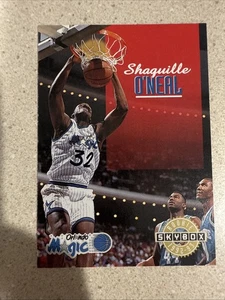 Tarjeta de baloncesto Skybox 1993 Shaquille O Neal novato radiocontrol #382 - Imagen 1 de 2