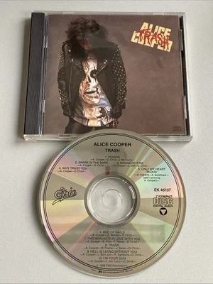 CD Alice Cooper - Trash 10 Songs 1989 rare US Press Poison Hardrock Mötley Crüe - Bild 1 von 4