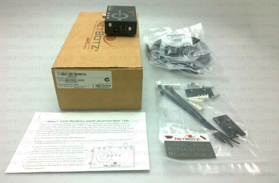 € 143+IVA APC NBPD0123 NetBotz CCTV Adapter POD 120 for WallBotz 500 - Immagine 1 di 1