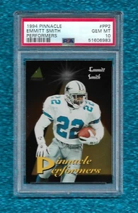 1994 PINNACLE PERFORMERS PP2 EMMITT SMITH PSA 10 GEM MINT POP 6 HOF COWBOYS - Picture 1 of 1