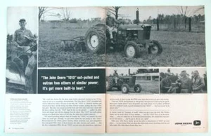 Anuncio John Deere 1964 original de 2 páginas características J W & George Walker, Ty Ty Georgia - Imagen 1 de 1