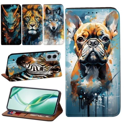 Leather Stand Wallet Cover Case For Motorola Moto G7/G8/G10/G24/G34/G55/G Series - Image 1 of 4