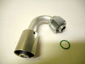 BEADLOCK A/C FITTINGS, CRIMP ON,FEMALE ORING 135 DEGREE #10 35843VUG - Picture 1 of 2