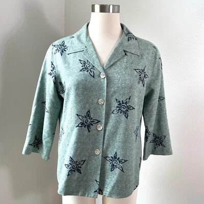 Tommy Bahama Womens Small 100% Silk Hawaiian Shirt Short Sleeve Top Blouse - Изображение 1 из 4