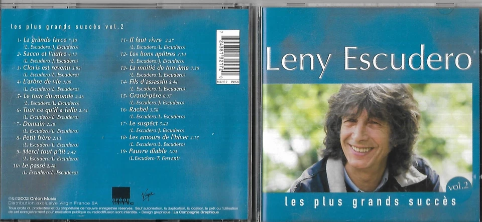 CD 19 TITRES LES PLUS GRANDS SUCCES DE LENY ESCUDERO VOL.2 BEST OF 2002 - Photo 1/1