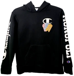 Champion Monopoly Money Hoodie M 8 10 Kid Sweatshirt Game Bankroll Reverse Weave - Picture 1 of 7