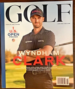 Golf Magazine JUNE 2024 U.S. Open Preview - Wyndham Clark - Picture 1 of 1