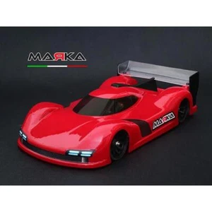 Marka Racing RK-LM6 98mm Wheelbase Regular Racing Lexan Clear Mini Body Set - Picture 1 of 3