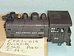 P521-009 0-4-0 DOCKSIDE LOCO BALTIMORE & OHIO SHELL CAB #4 HO 1:87 SCALE BY IHC - Picture 1 of 14