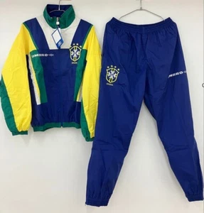 1994 Brazil National Team Windbreaker Set S New w/ Tags Vintage Official F/S JP - Picture 1 of 10