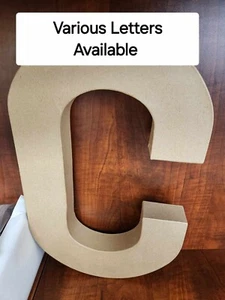 Paper Mache Number & Letter 16" Price Per Item New - Picture 1 of 37