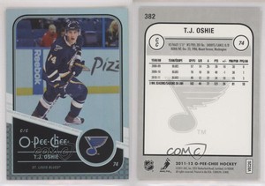 2011-12 O-Pee-Chee Rainbow Foil TJ Oshie #382