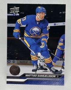 Mattias Samuelsson 2023-24 Upper Deck Series 1 #22 Buffalo Sabres