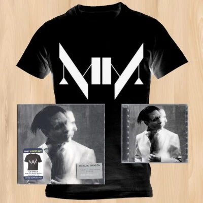 +T-SHIRT----  MARILYN MANSON Third Day of a Seven Day Binge BEST BUY CD     0122 Foto 1 de 4