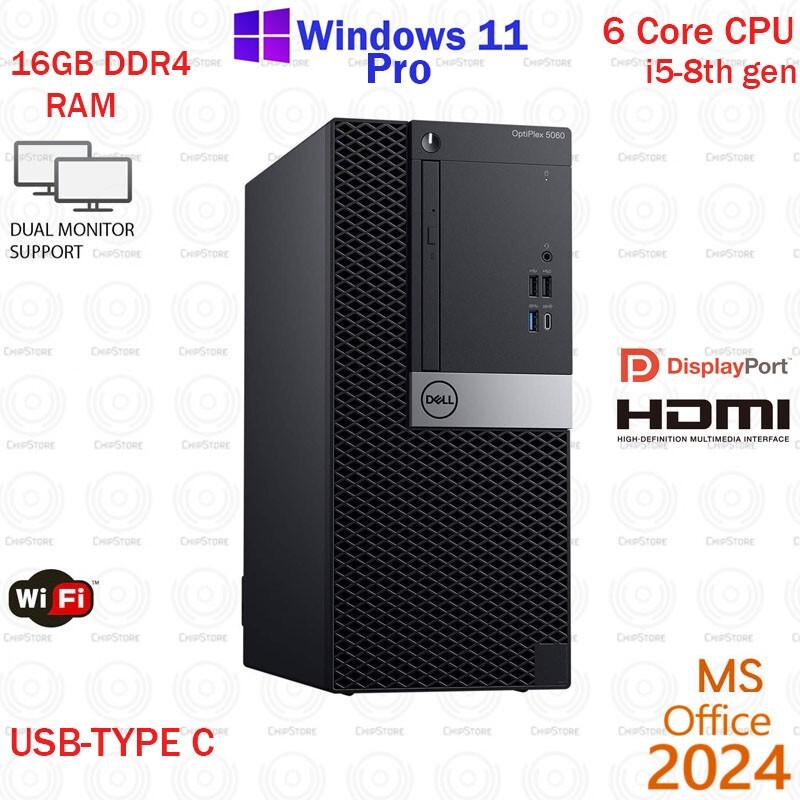 Tower Intel Core i5 8th Gen. PC Desktops & All-In-One Tower Intel Core i5 8th Gen. PC Desktops & All-In-One