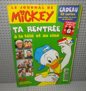 Le Journal de Mickey #2255 - Sept. 1995 - Supplément Cartes Stickers Prince LU - Bild 1 von 5