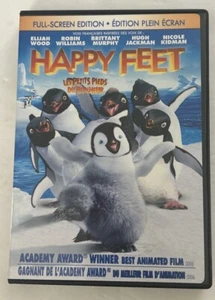 Happy Feet (DVD, 2007) Full Screen Pre-owned FREE Shipping In Canada - Picture 1 of 4