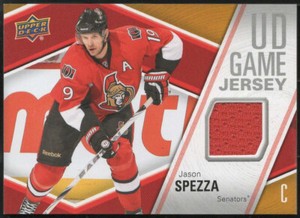 2011/12 Upper Deck Series 1 JASON SPEZZA "UD GAME JERSEY" Relic Insert #GJ-JS