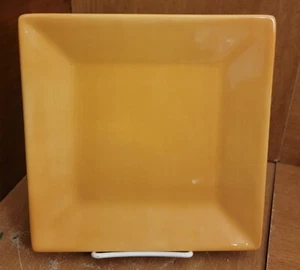 Tabletops CORSICA BUTTER (DARK YELLOW) Square Salad plate, 8 1/4", Very good - Picture 1 of 6
