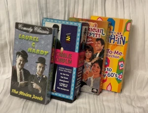 Lot of 4 Comedy VHS (Charlie Chaplin, Laurel & Hardy, More American Graffiti) - Picture 1 of 14