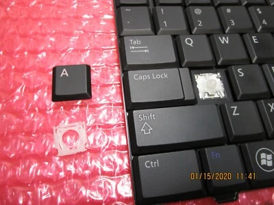 Single Key For Dell Precision M6500 from DPN# D113R Model NSK-DE201 Keyboard - Image 1 of 3