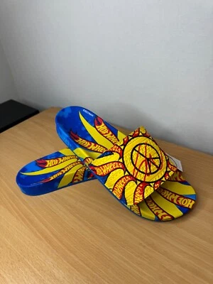 Nuevo Adidas x Sean Wotherspoon Hot Wheels Adilette Slide Azul GX9756 Talla EE. UU.:8 Foto 1 de 4