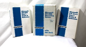 Microsoft MS-DOS 1988 sistema operativo y libros de instrucciones básicos GW versión 3,3 - Imagen 1 de 7