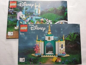 Building Instructions for Lego DISNEY PRINCESS 43184 Raya and Sisu Dragon NEW - Imagen 1 de 1