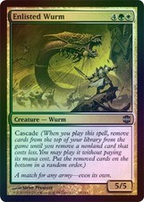 Enlisted Wurm - Foil Near Mint MTG Alara Reborn Magic 2B3