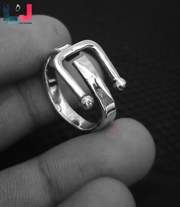 Split Adjustable Ring 925 Sterling Silver Chunky Ring Stackable Ring Women Ring - Picture 1 of 8