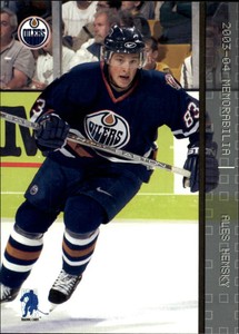 2003-04 BAP Memorabilia Oilers Hockey Card #3 Ales Hemsky