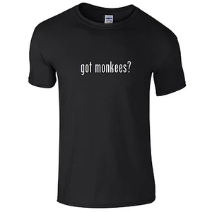 Hab Affen ? Baumwolle T-Shirt Shirt schwarz weiß lustig S - 5XL - Bild 1 von 6