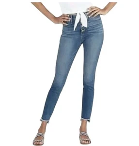 JCrew Mercantile Women's 28/6 Highest-Rise Raw Hem Skinny Jean Button Fly L1658 - Picture 1 of 9