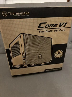 Thermaltake Core V1  SPCC Mini ITX Cube Computer Chassis - Black - Image 1 of 2