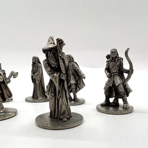 Monopoly Lord Of The Rings Trilogy 2003 6 Tokens Pewter Replacement Game Pieces - Picture 1 of 5