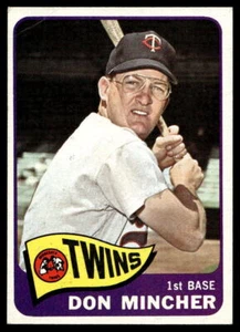 1965 Topps #108 Don Mincher Minnesota Twins VG-VGEX crease - Picture 1 of 2