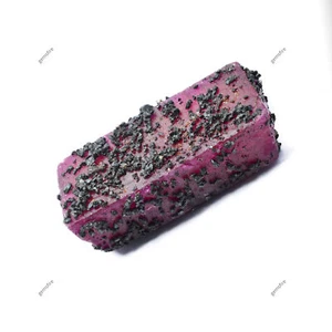 350.10 Carat Dyed Uncut Rough Natural Red Ruby Loose Gemstone CERTIFIED - Picture 1 of 10