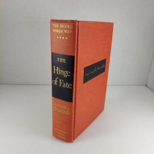 The Hinge Of Fate 1950 Houghton Mifflin Winston S. Churchill Second World War - Picture 1 of 12