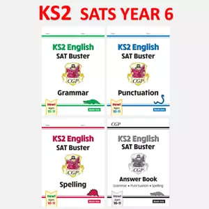 KS2 Year 6 SAT Buster English Grammar Punctuation Spelling with Answer Book 1 - Picture 1 of 12