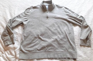 Southern Tide Mens Large Pullover Sweater Gray 1/4 Zip Golf Sweater The Skipjack - Picture 1 of 12