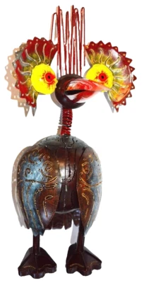 Tealight Holder Pájaro Jardín Figura Mesa Linterna Escultura Foto 1 de 4