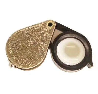Loupe Amulet Magnifier Jewellers Eye Folding Pocket Full HD 20X Lens Vintage - Image 1 of 4